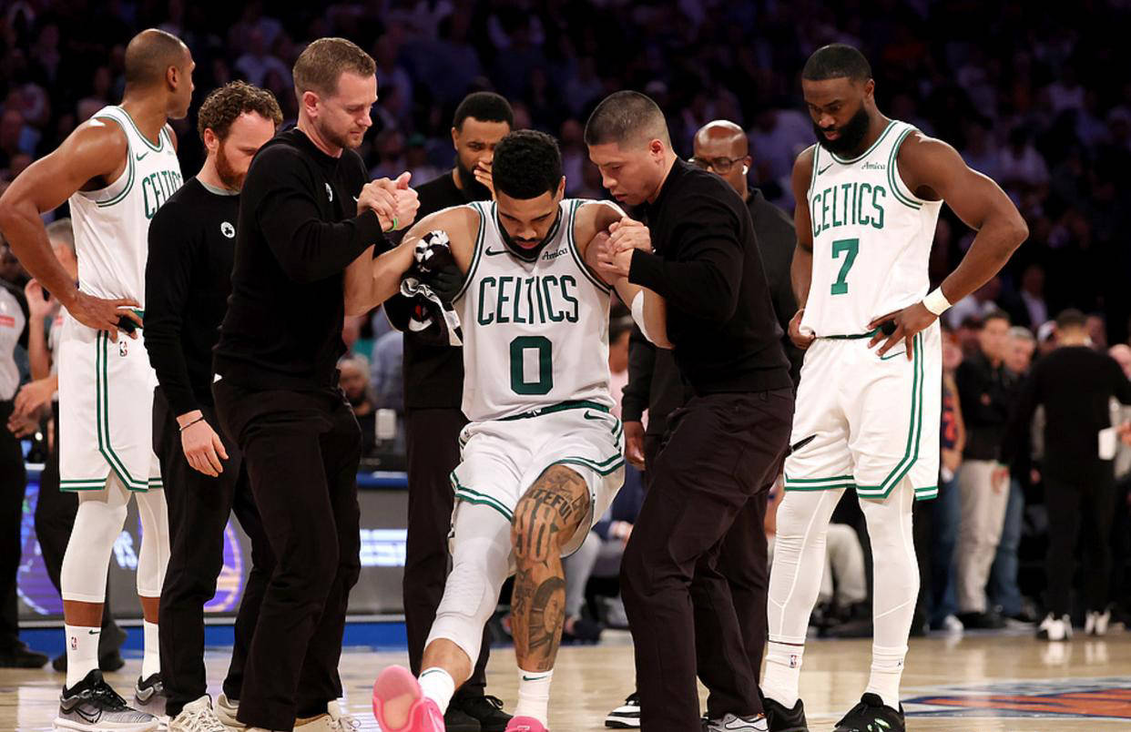 快船三巨头联手，塔图姆得分突破，连续三场30+冲击季后赛！